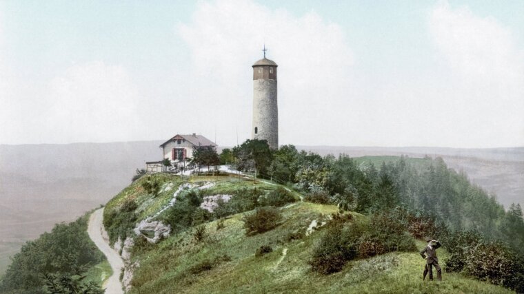 Der Fuchsturm in Jena um 1900