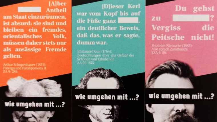 Symbolfoto: Flyer zu Schopenhauer Nietzsche Kant